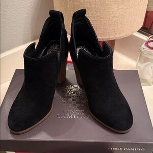 Vince Camuto Black Ankle Booties